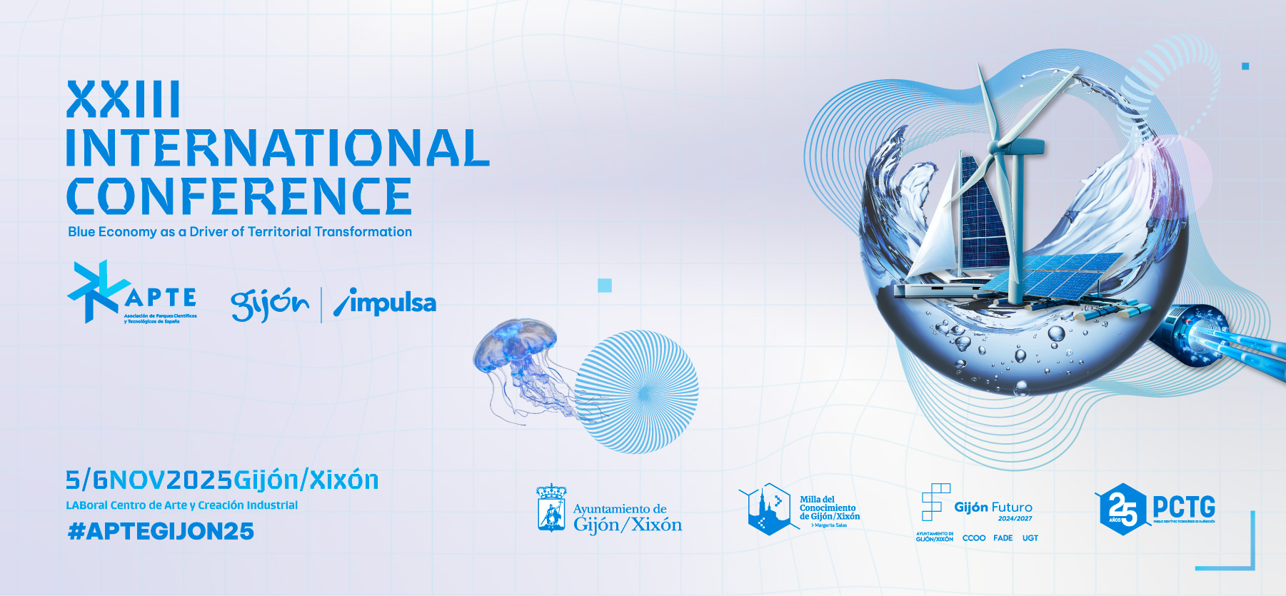 Imagen principal de la conferencia internacional organizada en el por APTE en Gijón